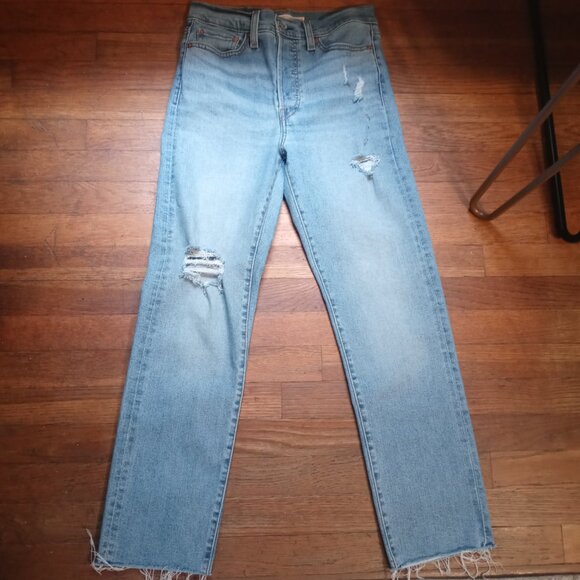 LEVI'S wedgie straight jeans (sz28) - Picture 5 of 16